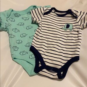 Little Me - Elephant Onesies